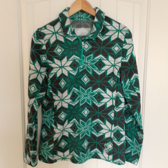 Spyder Women's Alpine Chic Sweater Green Size 12 - Picture 10 of 10
